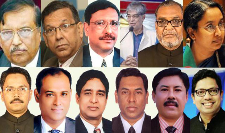 মন্ত্রী-প্রতিমন্ত্রী-উপমন্ত্রী নিয়ে গঠিত