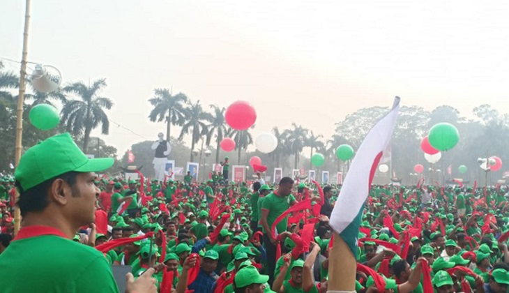 সোহরাওয়ার্দী উদ্যানের উৎসবস্থল ‘জয় বাংলা