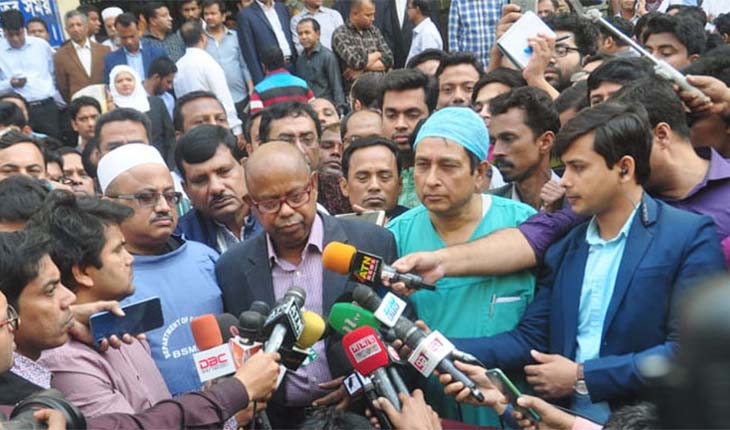 শঙ্কামুক্ত নন ওবায়দুল কাদের