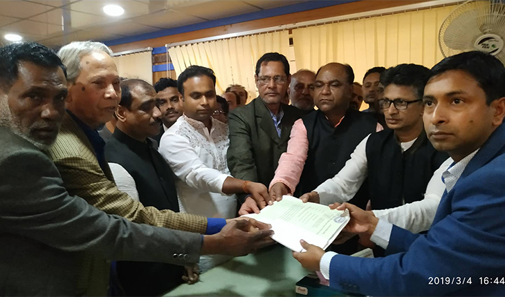 নাগরপুরে ভাইস চেয়ারম্যান পদে মনোনয়ন পত্র