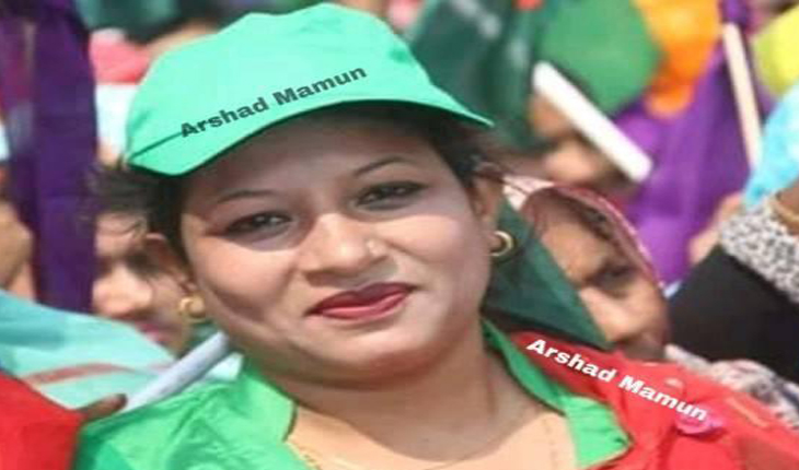 লালমোহন পৌর নির্বাচনে একমাত্র নারী প্রার