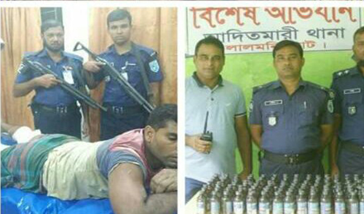 আদিতমারী আসামিকে ছিনিয়ে নেয়ার চেষ্টা,গুল
