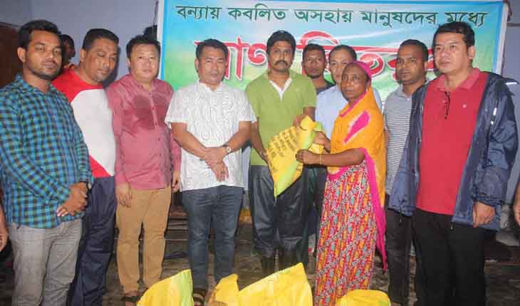 খাগড়াছড়িতে বন্যা কবলিতদের মূখে স্বস্থির