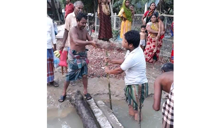 ভূঞাপুরে নেমে গেছে বন্যার পানি, রেখে গেছ