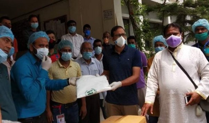 ঘাটাইলে শাজাহান আকন্দ ফাউন্ডেশনের  পিপিই