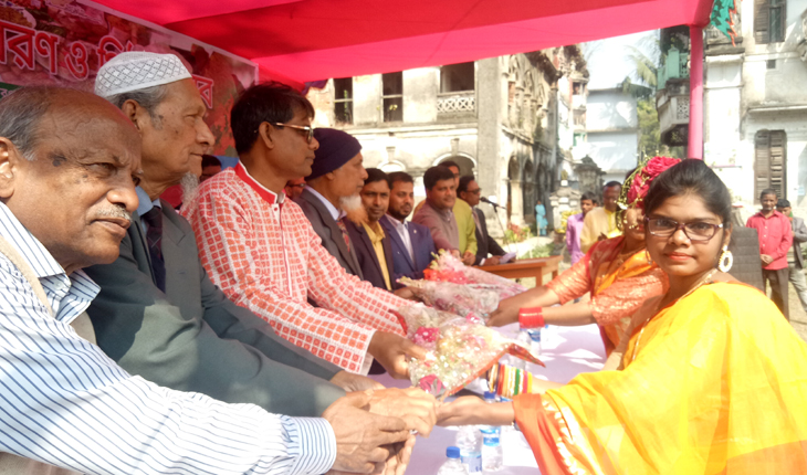 নাগরপুরে বসন্ত বরণ ও পিঠা উৎসব