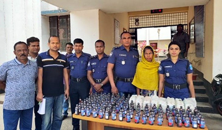 কালিহাতীতে ফেন্সিডিলসহ মহিলা গ্রেফতার
