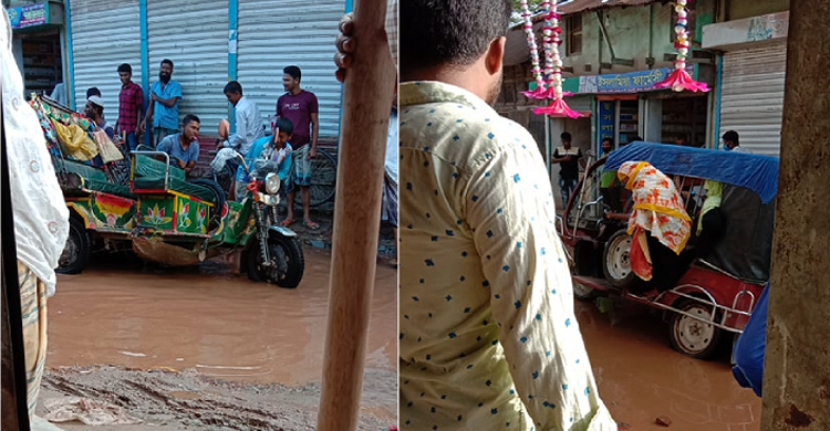 শশীভূষণ-চেয়ারম্যান হাট সড়কটি যেন এখন মরণ