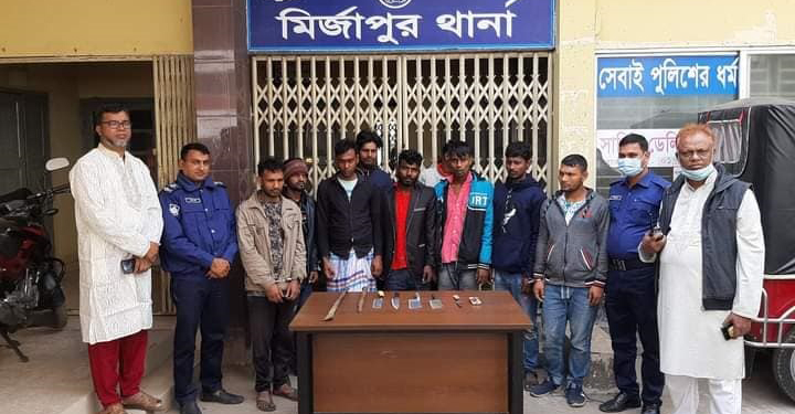 মির্জাপুরে ৯ ডাকাতসহ ২১ জন গেস্খপ্তার