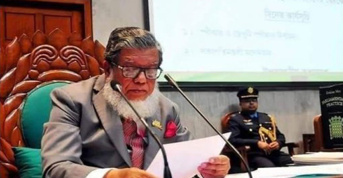 ডেপুটি স্পিকার ফজলে রাব্বী মিয়া আর নেই