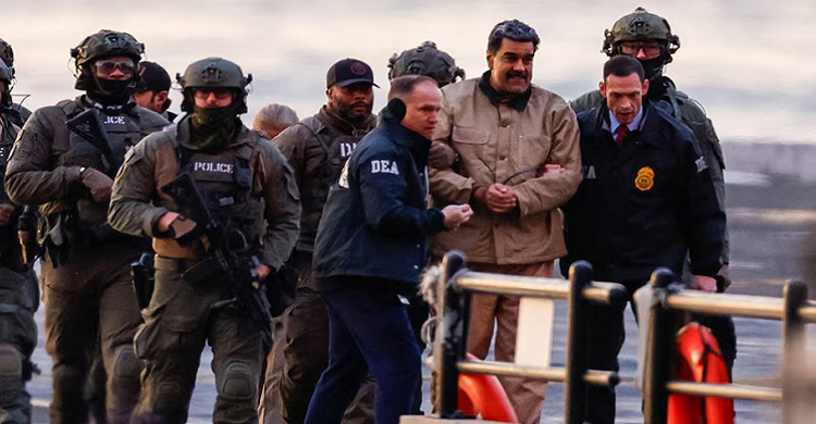 মাদুরোকে মার্কিন আদালতে হাজির করা হচ্ছে